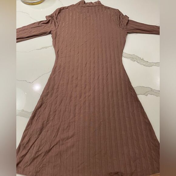 Love tree brown ribbed Dress sz S - Picture 2 of 6
